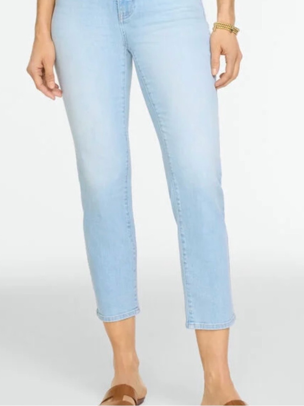 Talbots Pale Blue Cropped Ankle Jeans